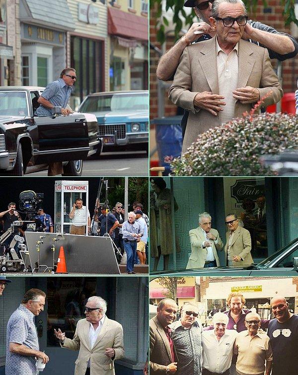 4. Scorsese demişken; Scorsese-De Niro-Pesci üçlüsünü Goodfellas'tan 27 yıl sonra buluşturan The Irishman'in çekimlerinden ilk fotoğraflar gelmeye başladı.