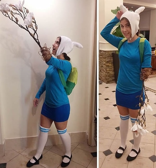 12. Оригинальный костюм Фионы из мультфильма "Время приключений"