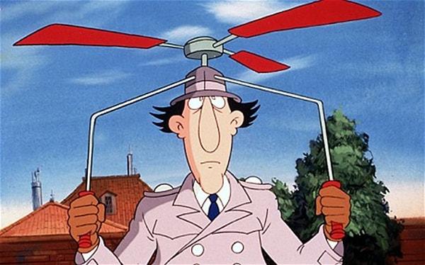 8. Müfettiş Gadget'ı ihtiyacı olan her şeye dönüşebilen hatta onu uçurabilen şapkası