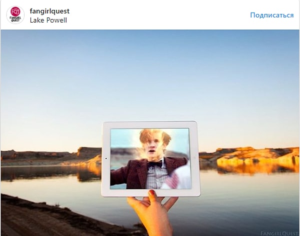 8. "Доктор Кто" - водохранилище Пауэлл, Юта, США