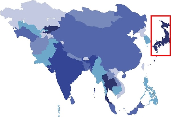 4. А на этой карте выделена...