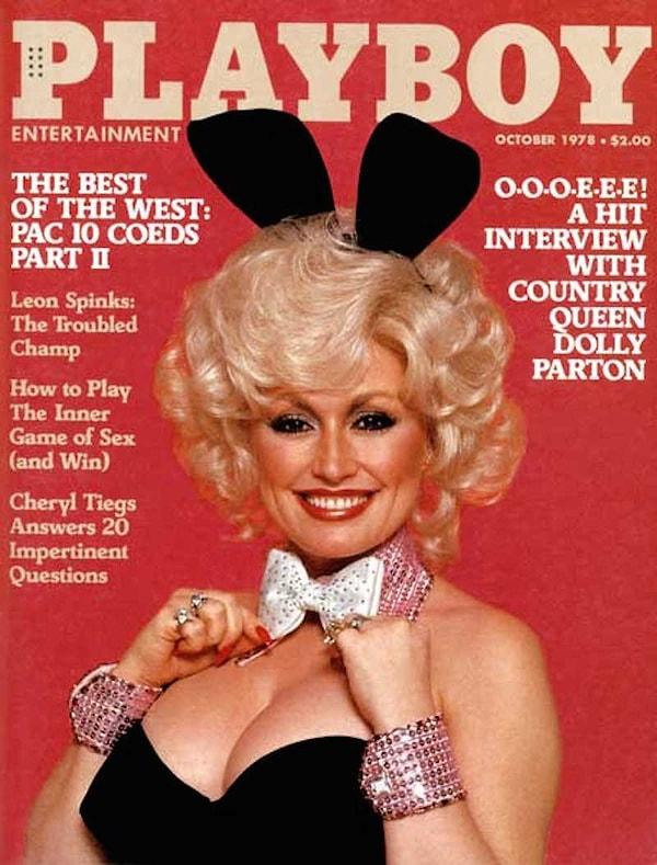 3. 1978: Dolly Parton, 20. albümü olan 'Heartbreaker'ın piyasaya sürüldüğü yılda Playboy kapağındaydı.