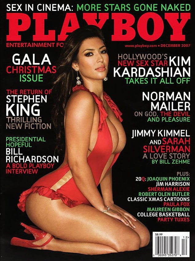 18. 2007: Kim Kardashian, 'Keeping Up With Kardashians' şovu başladıktan sonra Amerika sayısında kapak kızı oldu.