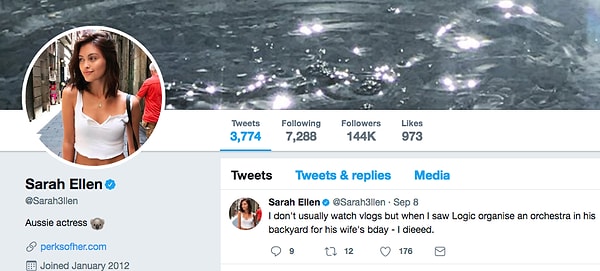 4. В ее Твиттере тоже немало фолловеров: