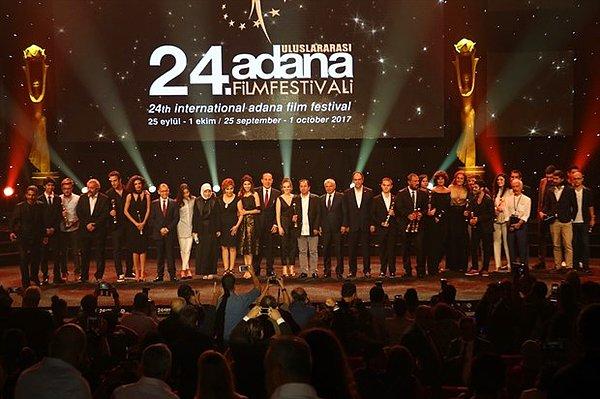 24. Uluslararası Adana Film Festivali'nin büyük ödül töreni önceki akşam Çukurova Üniversitesi Kültür Merkezi’nde gerçekleştirildi.
