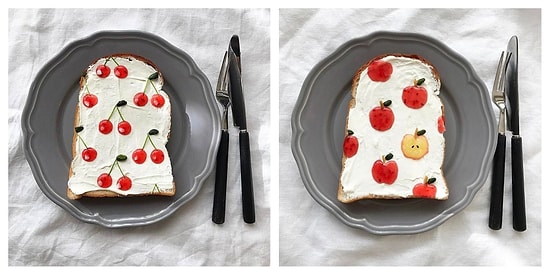 Тост вместо холста: Кулинарный дизайнер из Японии создает вкуснейшие рисунки на тостах