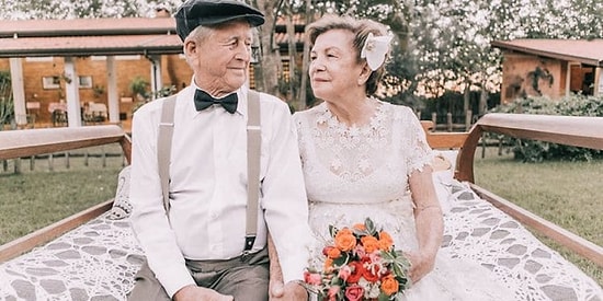 Любовь и время: романтическая фотосессия пары после 60 лет в счастливом браке