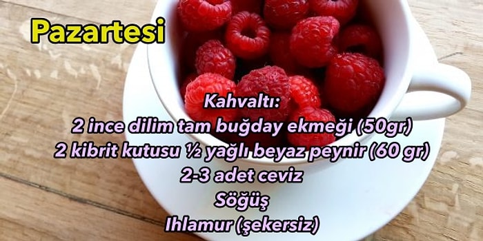 Yemek Yiyerek Kilo Vermek mi? İşte Size Bir Haftalık Örnek Diyet Listesi