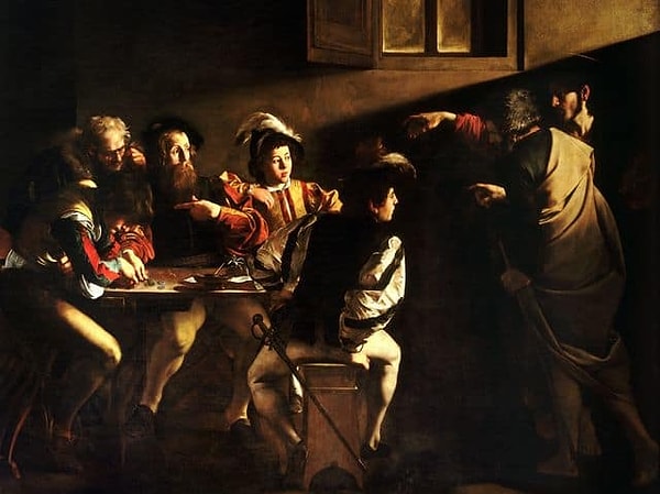 9. Какой элемент "Призвания апостола Матфея" Караваджо привлек ваше внимание?