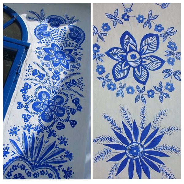 6. Посмотрите еще несколько фотографий прекрасной и неповторимой росписи Агнес, доказывающей, что творчеству, как и любви, все возрасты покорны!