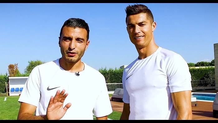 Cristiano Ronaldo ve Soufiane Touzani'nin Freestyle Kapışması