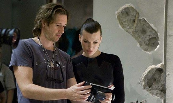 5. Милла Йовович и Пол Андерсон