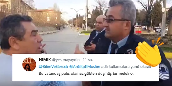 Davranışları ve Naifliğiyle Türk Polisinin Nasıl Olması Gerektiğini Herkese Gösteren Koca Yürekli Abimiz