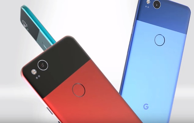 Pixel 2 modeli 5 inçlik 1920x1080 çözünürlüklü ekranla geliyor.