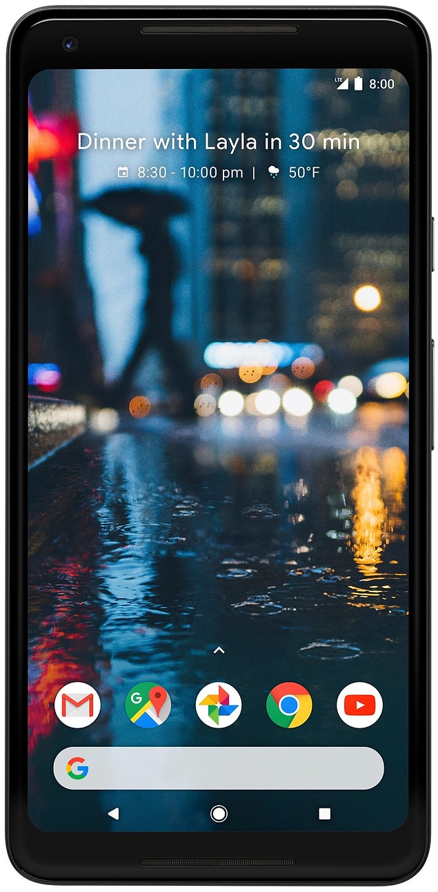 Pixel 2 ve Pixel XL 2'de dikkat çeken bir özellik, çerçevelerinin ilk modellere göre hayli ince olması.