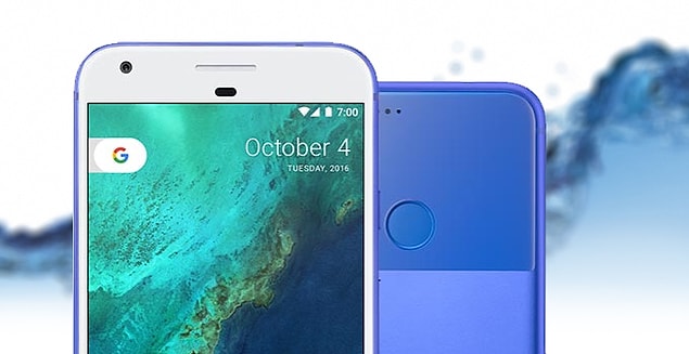 Google Pixel 2 ikilisi suya dayanıklı olacak. Google'a göre Pixel 2 "ıslak koşullara göre dizayn edildi."