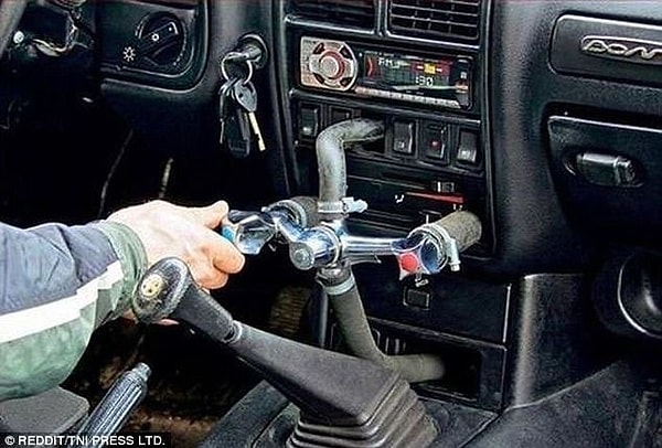 6. Краны в машине! Всё возможно, главное - очень захотеть...