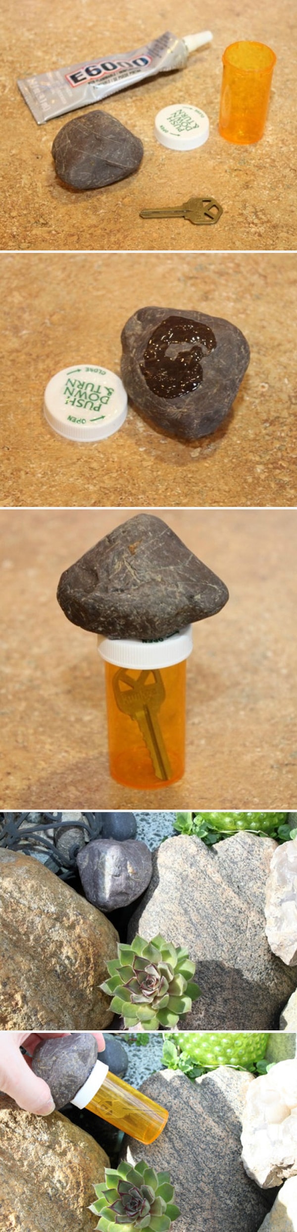 7. Как спрятать ключи от дома в саду: