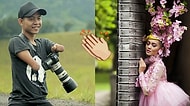Kolsuz ve Bacaksız Dünyaya Gelip Azimle Her Engelin Aşılabileceğini Gösteren Fotoğrafçı
