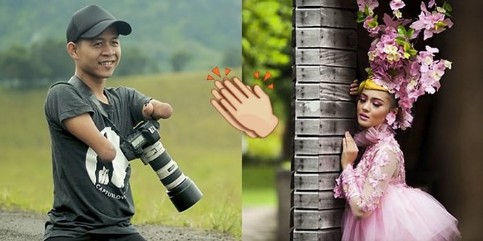 Kolsuz ve Bacaksız Dünyaya Gelip Azimle Her Engelin Aşılabileceğini Gösteren Fotoğrafçı