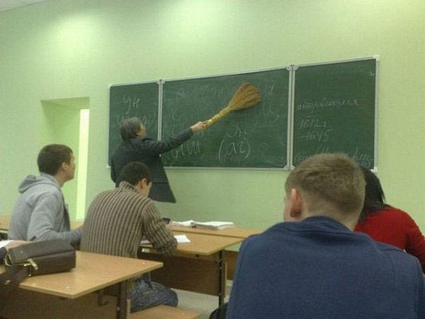 20. "Подметите доску!"