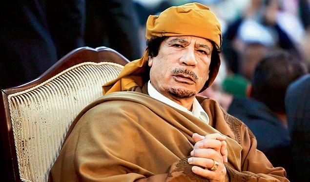 Bu birbirinden garip iddiaların biri de Kaddafi’den gelmişti.