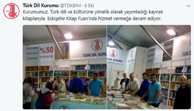 Kurumun Twitter hesabından da yakın zamanda başka bir hata daha yapılmıştı.