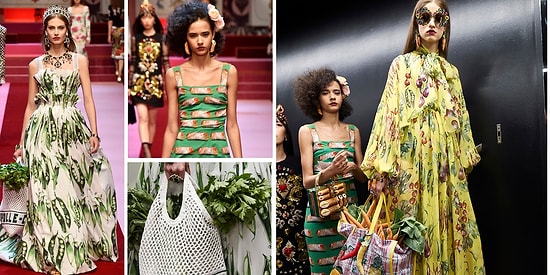 Новая коллекция Dolce & Gabbana кричит: "Ешьте овощи"!