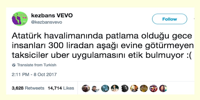 Taksicilerle Cebelleşen İstanbul Halkının Neden Uber'e Yöneldiğini Gösteren 17 Sebep