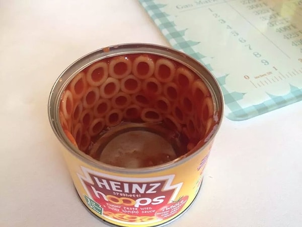 9. Что? Вы тоже видите эти идеальные консервные макароны? :)