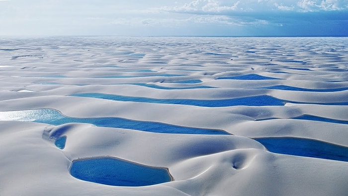 Lençois Maranhenses Ulusal Parkında Bulunan Lagünlerin Eşsiz Güzelliği