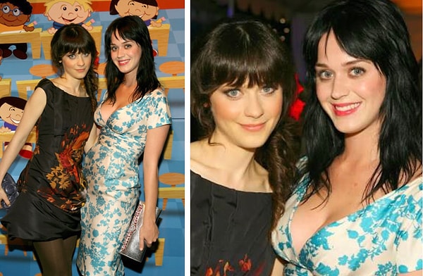 2. Зоуи Дешанель и Кэти Перри