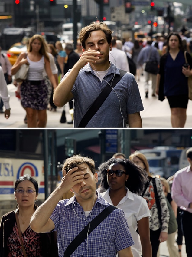 7. 'Bu durum New York'u çok güzel anlatıyor. İnsanlar aynı şeyi tekrar tekrar yapıyorlar.'