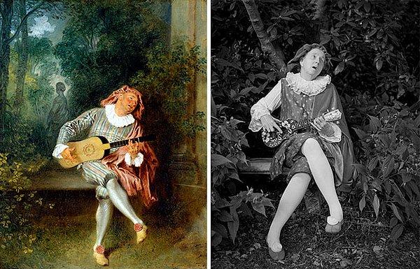 7. Mezzetin – Jean-Antoine Watteau