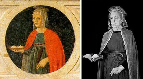 13. St Agatha – Piero Della Francesca
