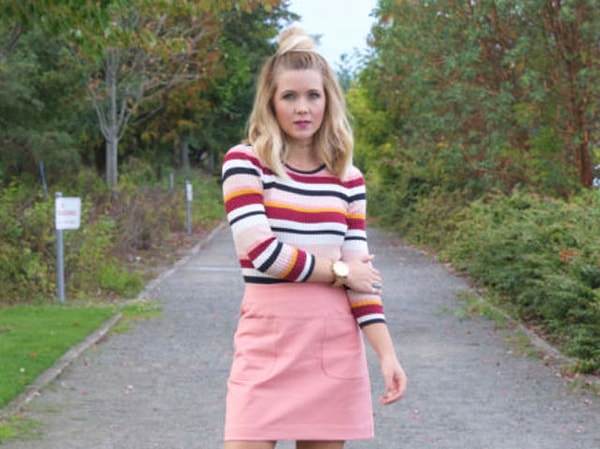 Свитер в полоску