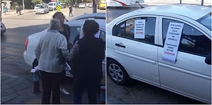 Özrü Kabul Edilmedi: İzmir'de Yaya Geçidi ve Engelli Rampasına Otomobilini Park Eden Kadına Tepki