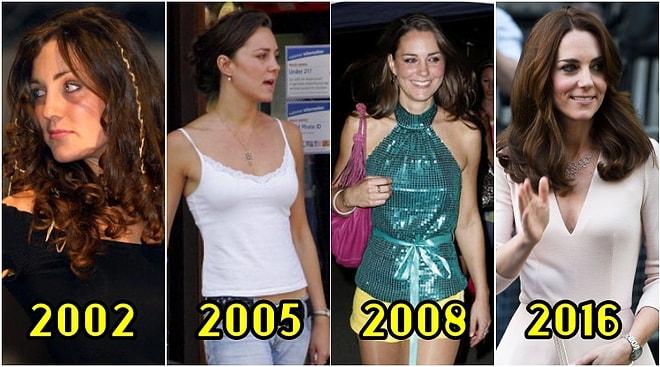 Tüm Dünyanın Hayran Olduğu Kate Middleton'ın Hayretlere Düşürecek Stil Evrimini İnceliyoruz!