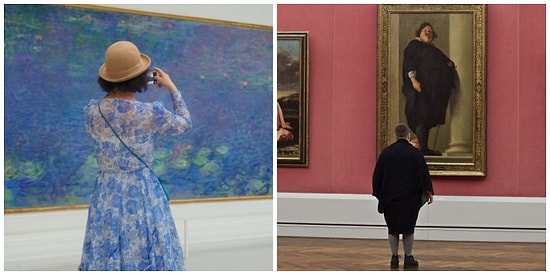 Искусство к лицу: Фотограф делает снимки людей в музеях, когда они идеально сочетаются с картинами