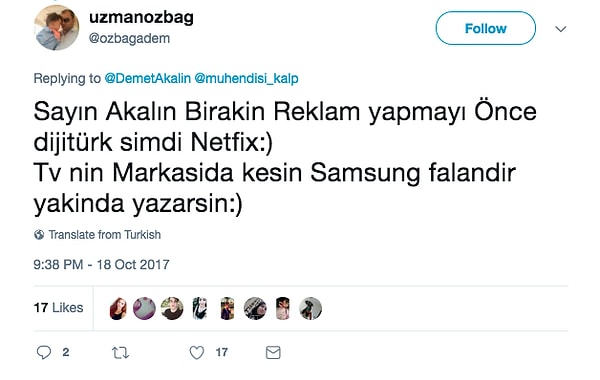 Gizli reklam ithamlarında da bulunanlar oldu.