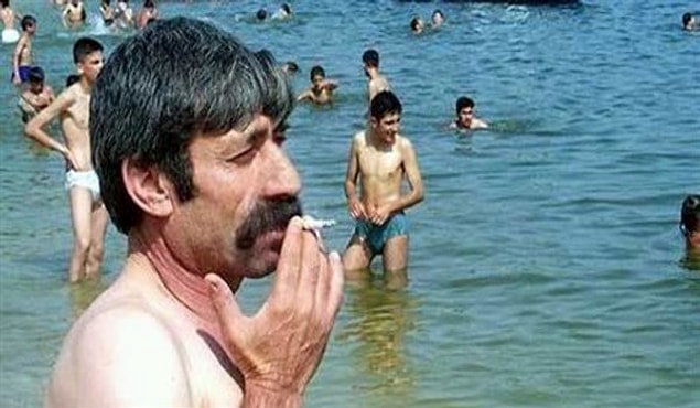 13. Türk erkeklerinin çoğu kıllı ve maço.