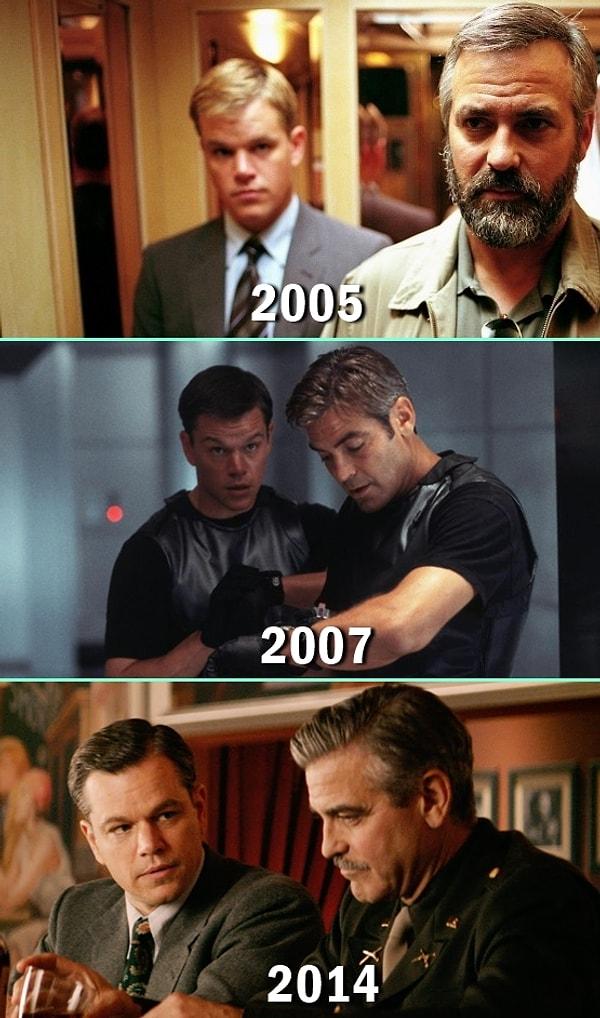 20. Matt Damon ve George Clooney