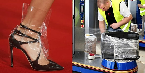 Туфли, обмотанные целлофаном: Новый тренд или очередное сумасшествие?