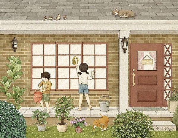 14. Вместе за уборку