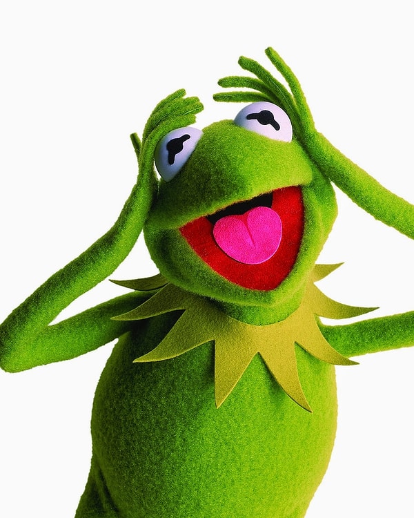 Kurbağa Kermit çıktı!