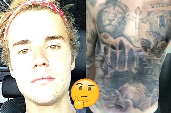 Justin Bieber Bu Sefer de Tüm Gövdesini Kaplayan Yeni Dövmesiyle Gündeme Oturdu!