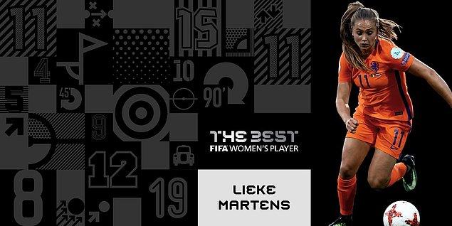 Yılın en iyi kadın futbolcusu: Lieke Martens
