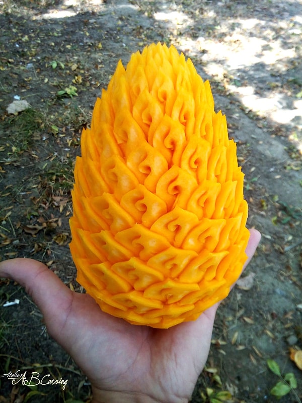 8. Сколько времени нужно, чтобы вырезать такую шишечку?