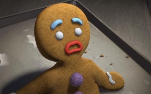 6. Пряничный человечек из "Шрека"