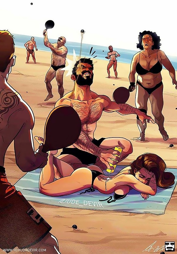 19. "На пляже"